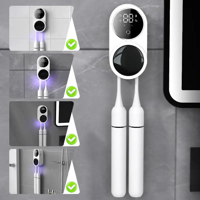 Rechargeable UV Toothbrush Sanitizer: Travel-Sized & Portable