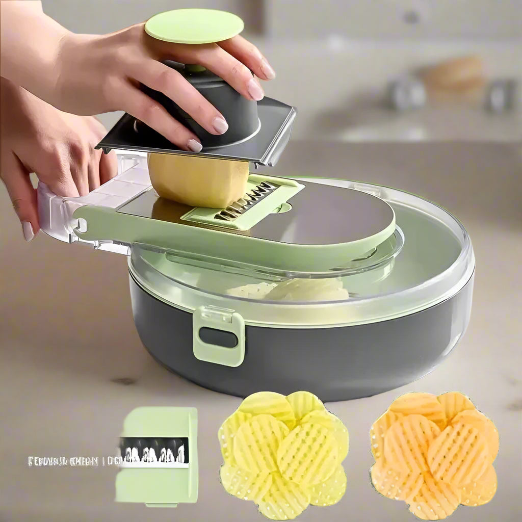 11-in-1 Vegetable Chopper & Slicer: Effortless Food Prep