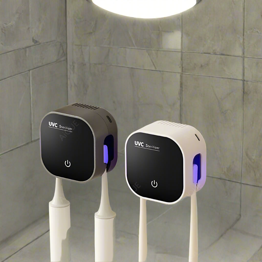 UV Toothbrush Sanitizer & Dryer: Portable & Rechargeable