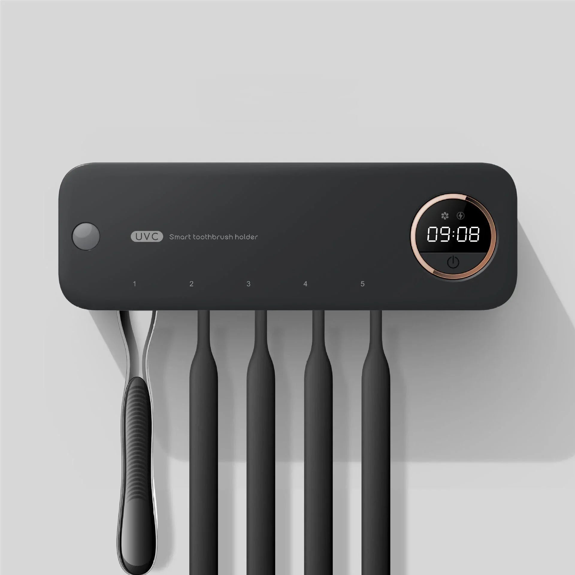 Wall-Mounted UV Toothbrush Sanitizer: 99.9% Germ-Free