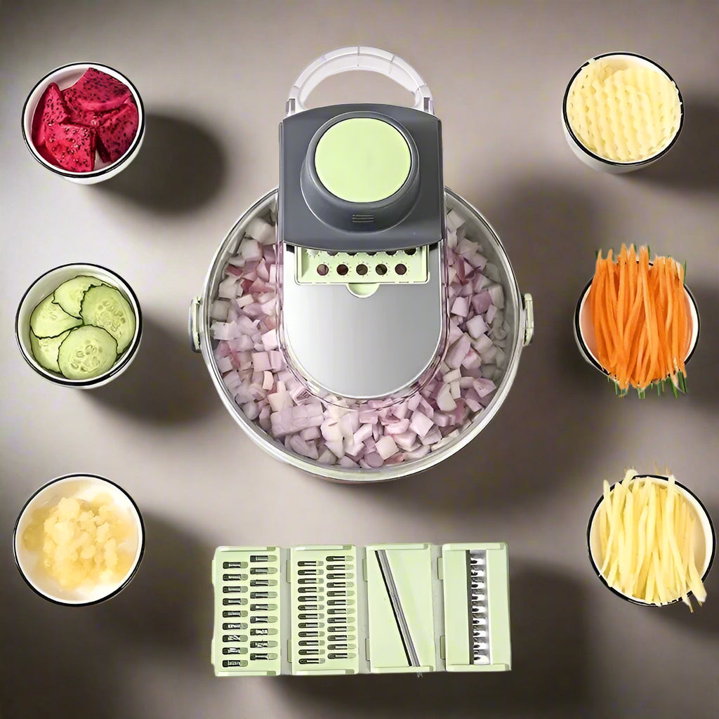 11-in-1 Vegetable Chopper & Slicer: Effortless Food Prep