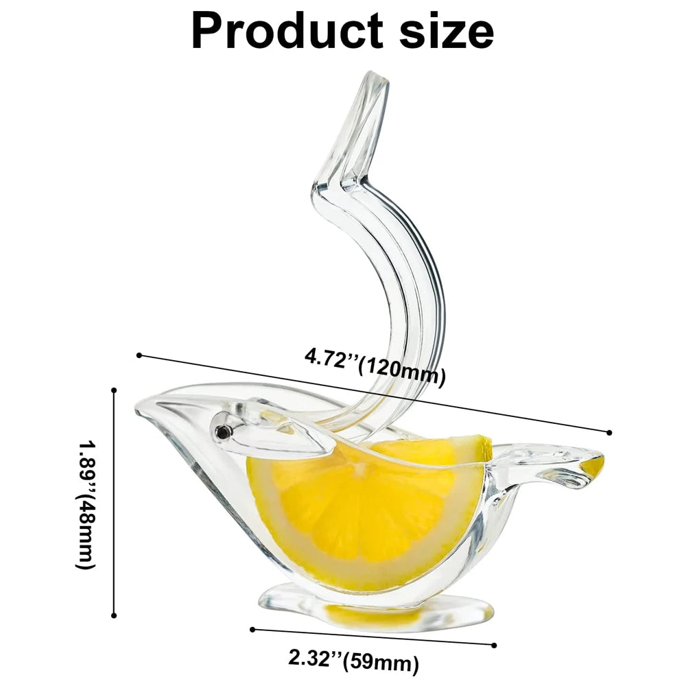 Cute Bird-Shaped Manual Citrus Juicer - Lemon, Lime, Orange