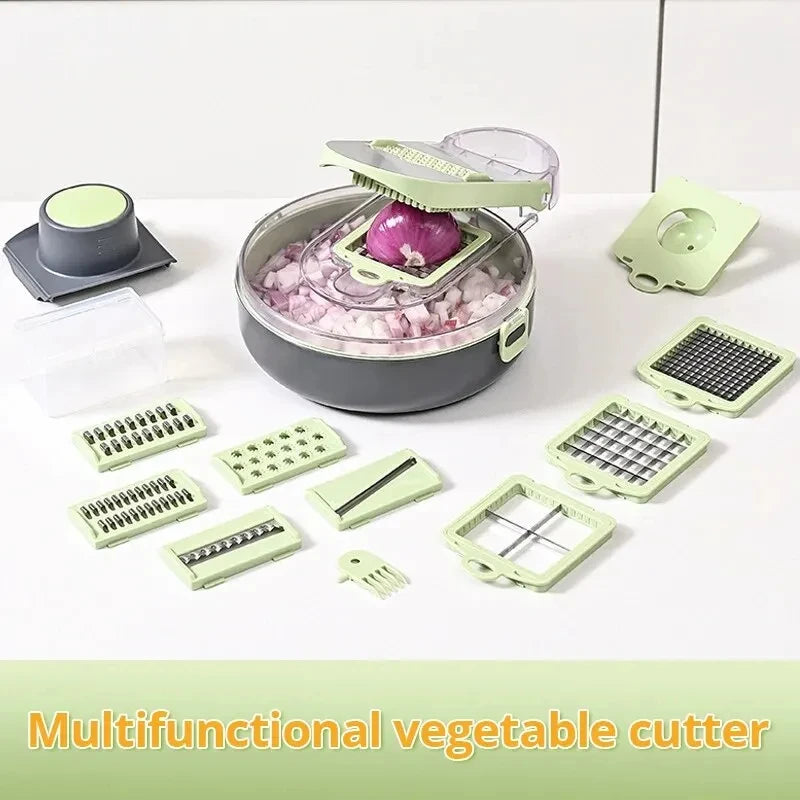 11-in-1 Vegetable Chopper & Slicer: Effortless Food Prep