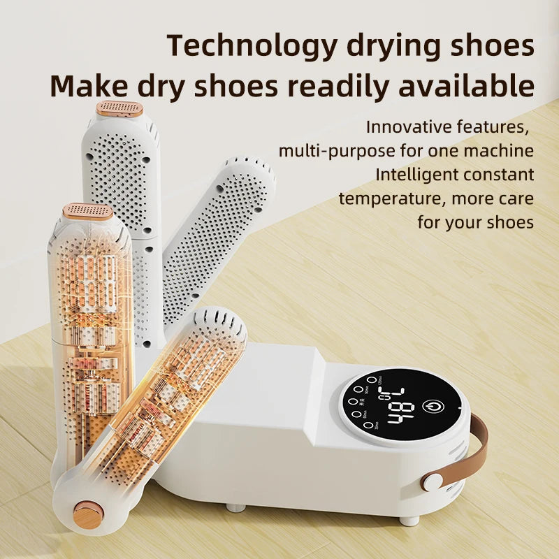 Portable Electric Shoe & Boot Dryer:  Fast Drying & Odor Removal